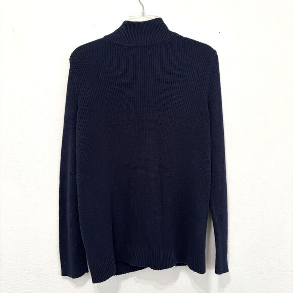 Chaps Womens Preppy Cardigan Sweater 1X Academia Old Money Career Corpcore - Picture 2 of 7